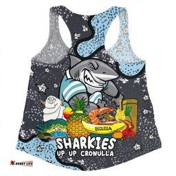 Amazing Aussie Cronulla Sutherland Sharks Custom Australian Big Things Women Tank Top