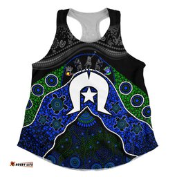 Amazing Aussie Indigenous Australian Aboriginal Torres Warrior Legacy NAIDOC Journey Women Tank Top