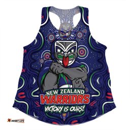 Amazing Aussie New Zealand Warriors Aboriginal Pattern Inspired Victory Is Ours Women Tank Top