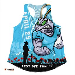 Amazing Aussie New South Wales Blues Anzac Day Lest We Forget Strong Fighting Spirit Women Tank Top