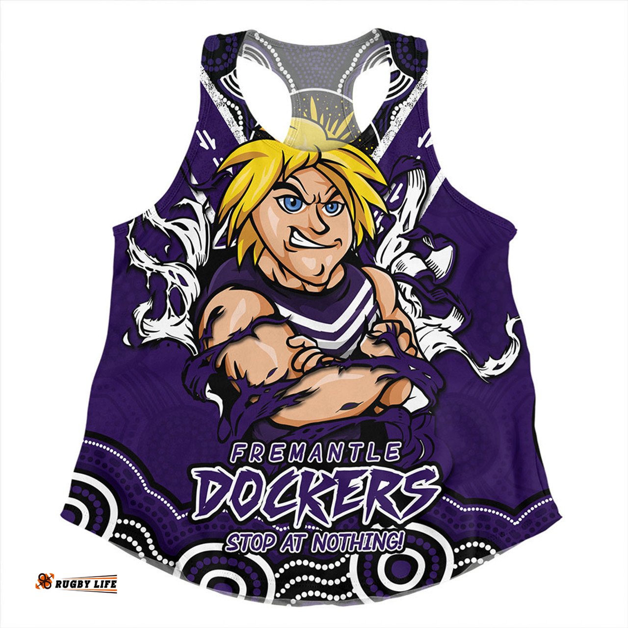 Amazing Aussie Fremantle Ripped Legacy Of The Game Women Tank Top