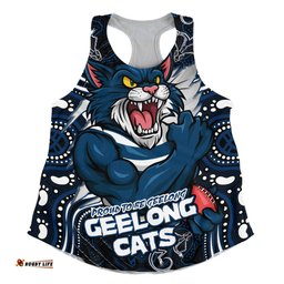 Amazing Aussie Geelong Cats Spirit Warriors Of The Game Women Tank Top