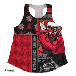 Amazing Aussie Essendon Merry Christmas Knit Style Festive Spirit Women Tank Top