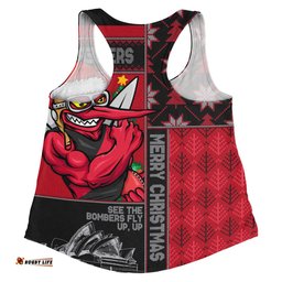 Amazing Aussie Essendon Merry Christmas Knit Style Festive Spirit Women Tank Top