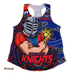 Amazing Aussie Newcastle Knights Spirit Of NAIDOC Series Women Tank Top