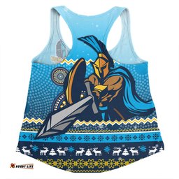 Amazing Aussie Gold Coast Titans Christmas Custom Ugly Xmas And Aboriginal Patterns For Die Hard Fan Women Tank Top