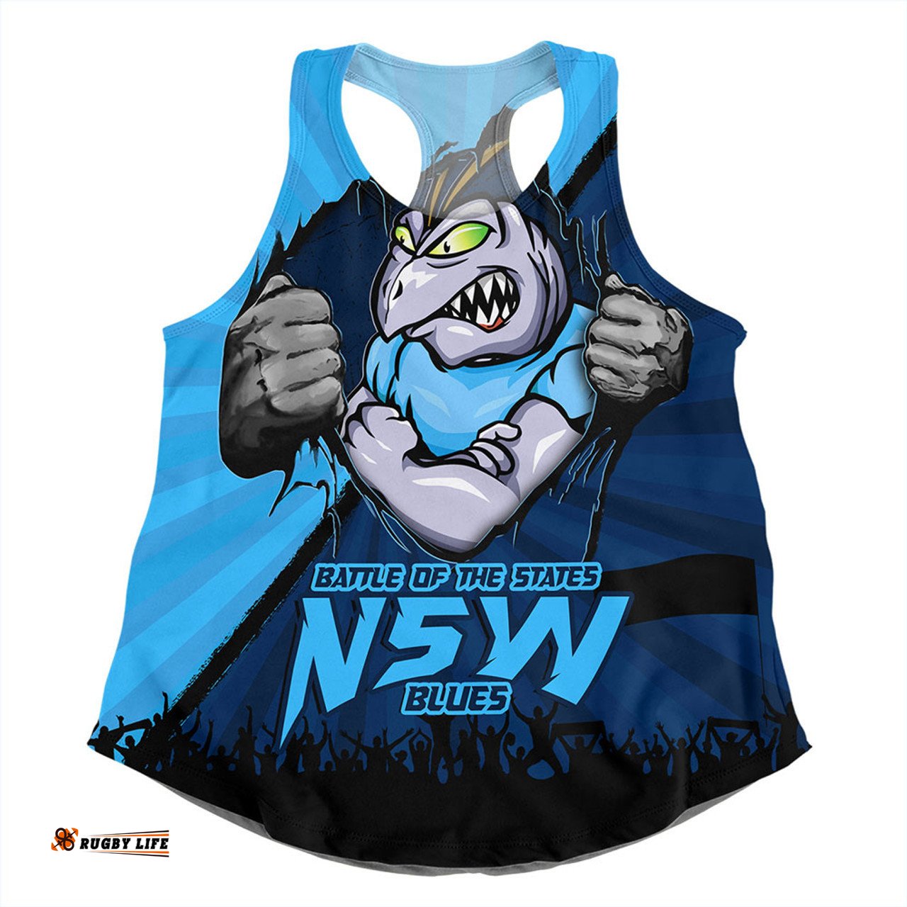 Amazing Aussie New South Wales Blues Origin Battleground Blues Unleashed Women Tank Top
