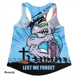 Amazing Aussie New South Wales Blues Fearless ANZAC Defender Women Tank Top