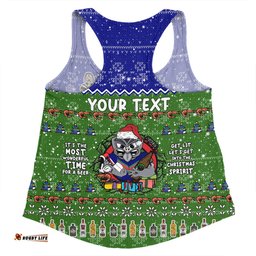 Amazing Aussie New Zealand Warriors Christmas Custom Chrissie Spirit Women Tank Top