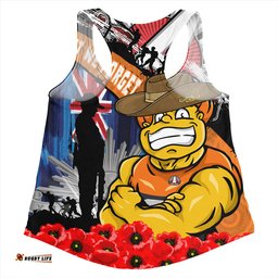 Amazing Aussie GWS GIANTS Anzac Day Honor United In Spirit Women Tank Top