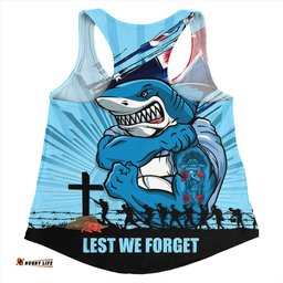 Amazing Aussie Cronulla Sutherland Sharks Fearless ANZAC Defender Women Tank Top