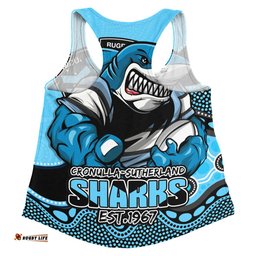 Amazing Aussie Cronulla Sutherland Sharks Battle For Glory Rugby Finals Edition Women Tank Top