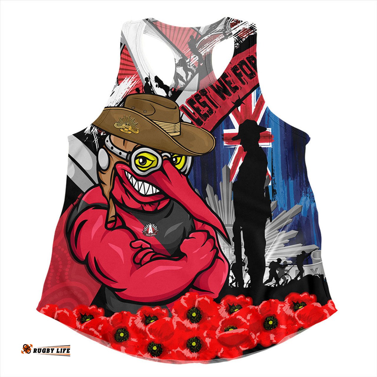 Amazing Aussie Essendon Anzac Day Honor United In Spirit Women Tank Top