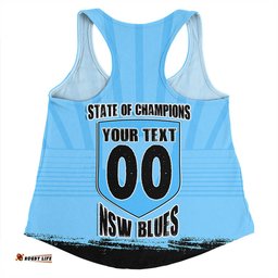 Amazing Aussie New South Wales Blues Dynasty Of Blues Women Tank Top