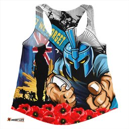 Amazing Aussie Gold Coast Titans United In Spirit Anzac Day Tribute Women Tank Top
