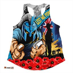 Amazing Aussie Gold Coast Titans United In Spirit Anzac Day Tribute Women Tank Top