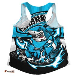 Amazing Aussie Cronulla Sutherland Sharks Premiership Series Sports Gear Women Tank Top