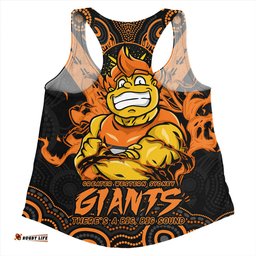 Amazing Aussie GWS GIANTS Ripped Legacy Of The Game Women Tank Top