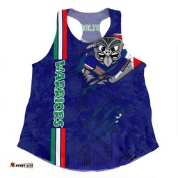 Amazing Aussie New Zealand Warriors Happy Australia Day Flag Scratch Style Women Tank Top