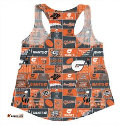 Amazing Aussie GWS GIANTS Legacy Of The Pride Comic Style Women Tank Top
