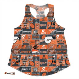 Amazing Aussie GWS GIANTS Legacy Of The Pride Comic Style Women Tank Top