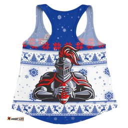 Amazing Aussie Newcastle Knights Christmas Custom Special Ugly Christmas Women Tank Top