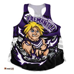Amazing Aussie Fremantle Premiership Series Flame Edition Women Tank Top