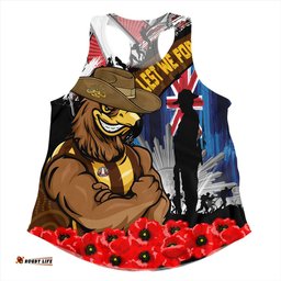 Amazing Aussie Hawthorn Anzac Day Honor United In Spirit Women Tank Top