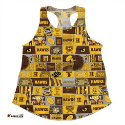Amazing Aussie Hawthorn Legacy Of The Pride Comic Style Women Tank Top
