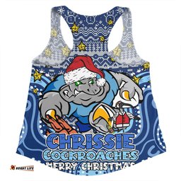 Amazing Aussie New South Wales Cockroaches Christmas Custom Christmas Knit Patterns Vintage Jersey Ugly Women Tank Top