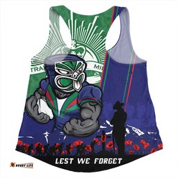 Amazing Aussie New Zealand Warriors Anzac Day Lest We Forget Strong Fighting Spirit Women Tank Top