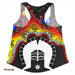 Amazing Aussie Indigenous Australian Aboriginal Naidoc Week Echo Of Ancestors Women Tank Top