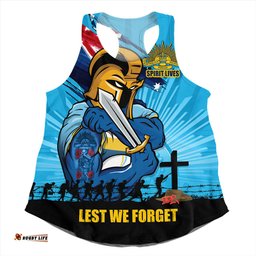 Amazing Aussie Gold Coast Titans Fearless ANZAC Defender Women Tank Top