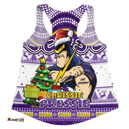 Amazing Aussie Melbourne Storm Aussie Ugly Christmas For Die Hard Fan Supporters Women Tank Top