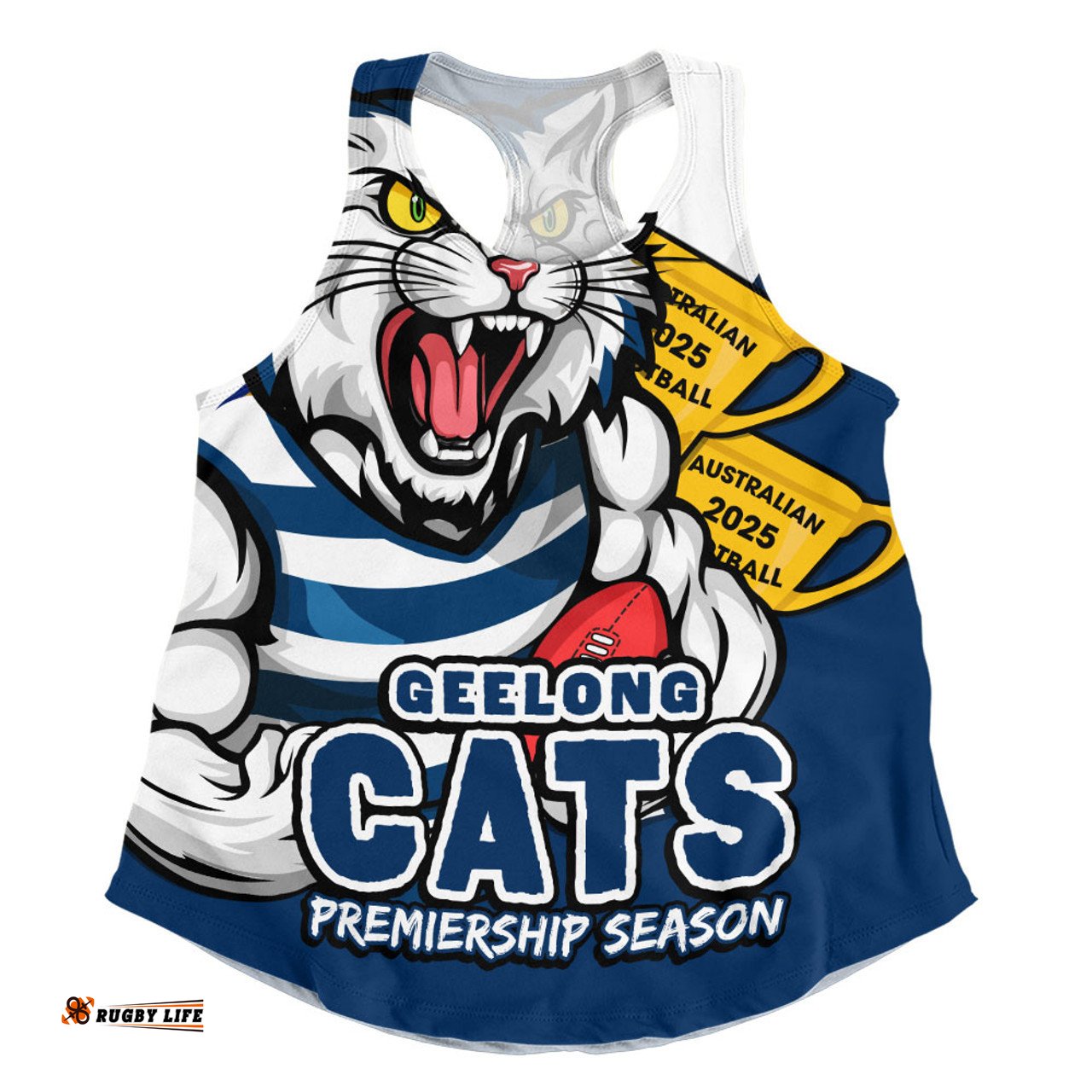 Amazing Aussie Geelong Cats Australian Football Finals Premiership Spirit Women Tank Top