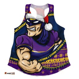 Amazing Aussie Melbourne Storm Ugly Knit Style For Christmas Game Fans Women Tank Top