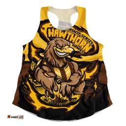 Amazing Aussie Hawthorn Premiership Series Flame Edition Women Tank Top