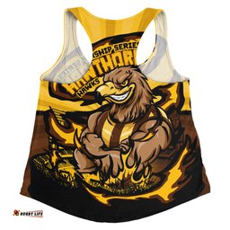 Amazing Aussie Hawthorn Premiership Series Flame Edition Women Tank Top