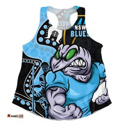Amazing Aussie New South Wales Blues NAIDOC Indigenous Warrior Spirit Women Tank Top