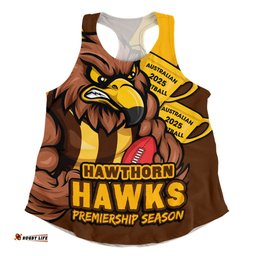 Amazing Aussie Hawthorn Australian Football Finals Premiership Spirit Women Tank Top