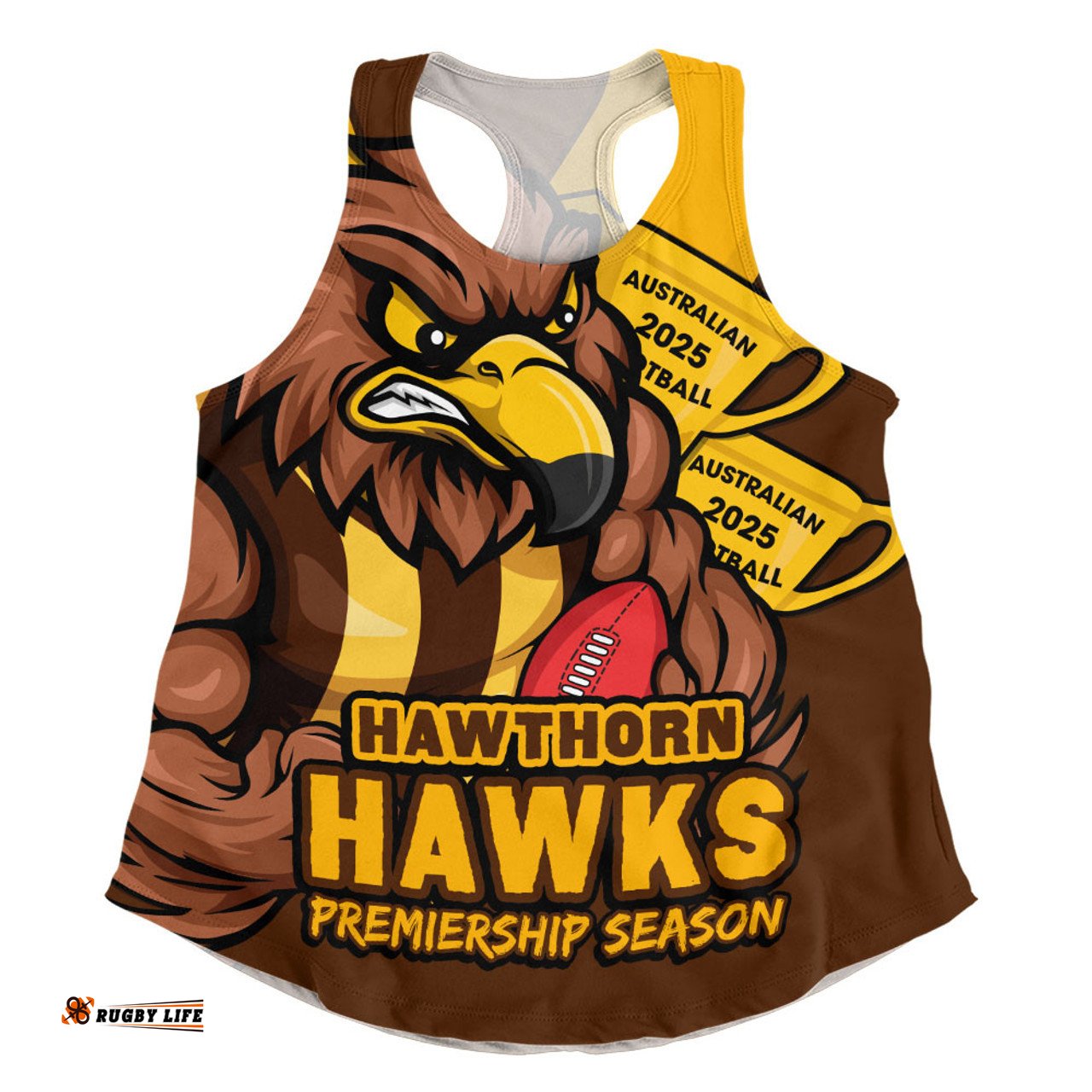 Amazing Aussie Hawthorn Australian Football Finals Premiership Spirit Women Tank Top