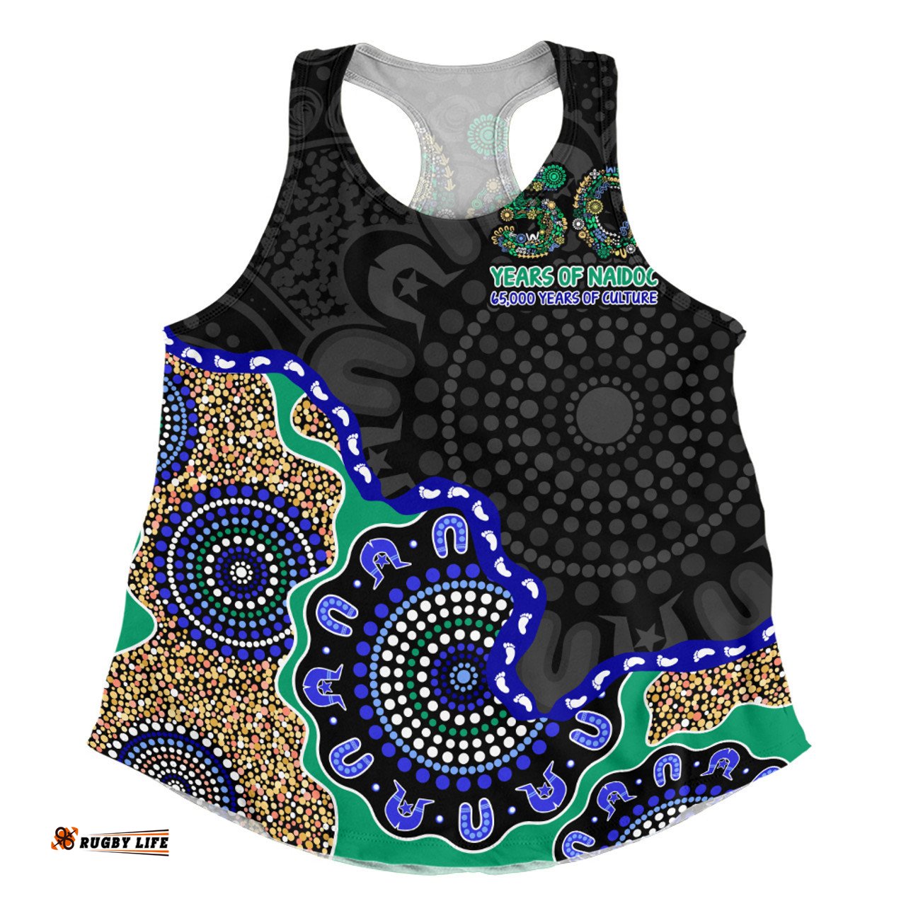 Amazing Aussie Indigenous Australian Aboriginal NAIDOC Fifty Years Cultural Celebration Edition Women Tank Top