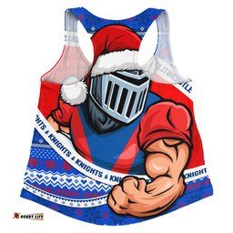 Amazing Aussie Newcastle Knights Ugly Knit Style For Christmas Game Fans Women Tank Top