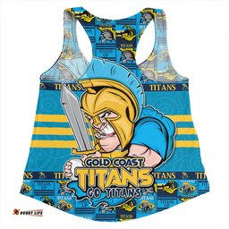 Amazing Aussie Gold Coast Titans Champion���s Pride Comic Style Women Tank Top