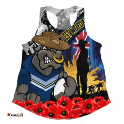 Amazing Aussie North Queensland Cowboys United In Spirit Anzac Day Tribute Women Tank Top