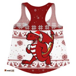 Amazing Aussie St. George Illawarra Dragons Christmas Custom Special Ugly Christmas Women Tank Top