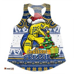 Amazing Aussie Parramatta Eels Aussie Ugly Christmas For Die Hard Fan Supporters Women Tank Top