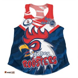 Amazing Aussie Sydney Roosters Happy Australia Day We Are One And Free Women Tank Top