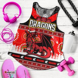 Amazing Aussie Australia St.George St.George Ugly Christmas And Aboriginal Patterns Women Tank Top