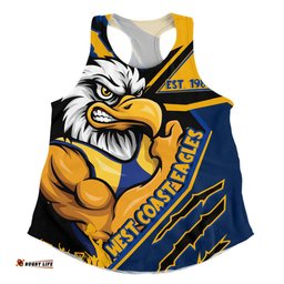 Amazing Aussie West Coast Eagles Battlefield Glory Gear Women Tank Top